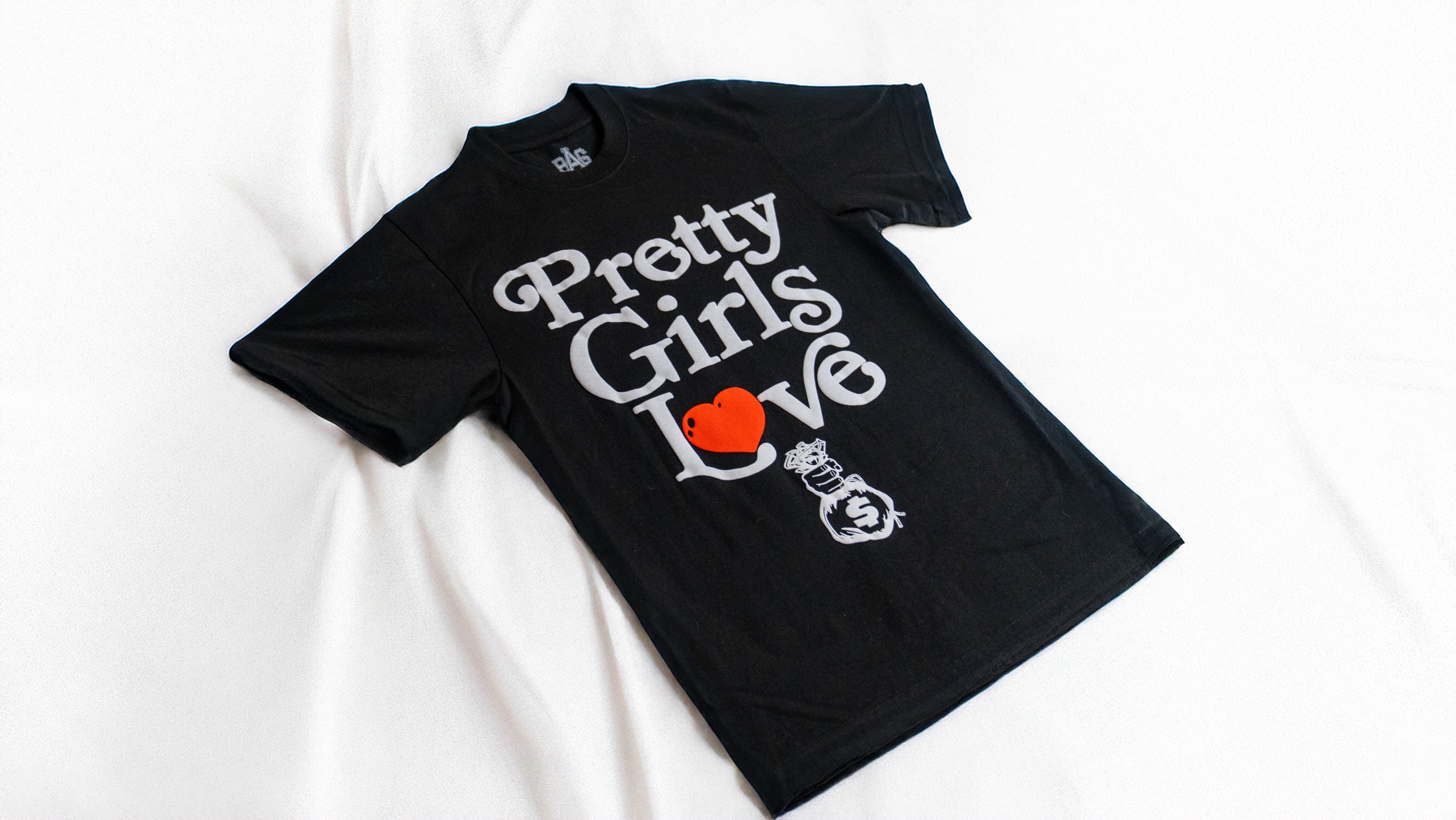 Puff Print Pretty Girls ❤️💰 tee