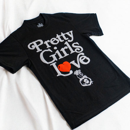Puff Print Pretty Girls ❤️💰 tee