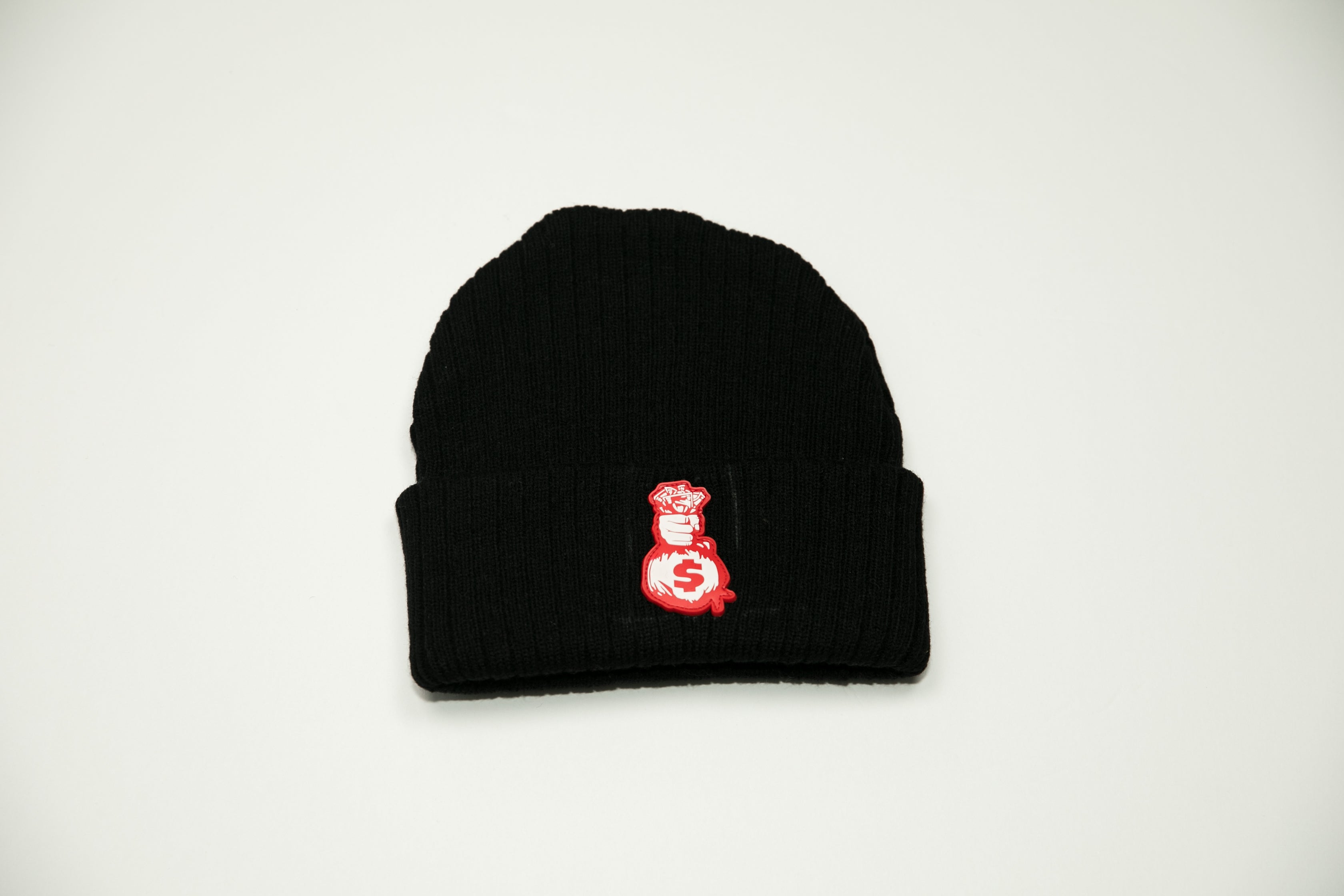 Black and Red BAG beanies