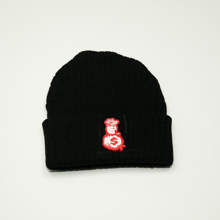 Black and Red BAG beanies