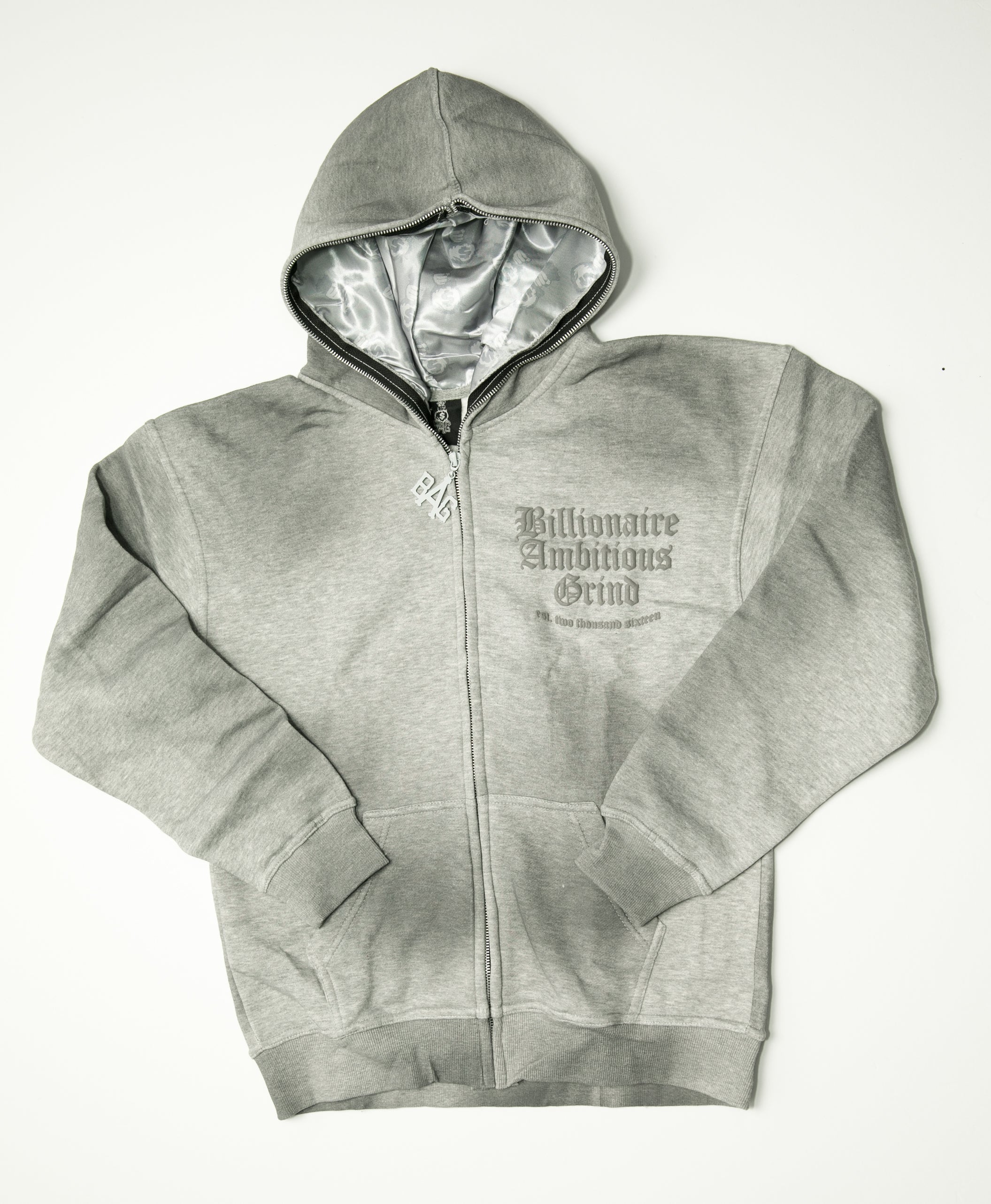 Triple Grey  Premium 💰 Full Zip Jogger outfit