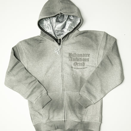 Triple Grey  Premium 💰 Full Zip Jogger outfit