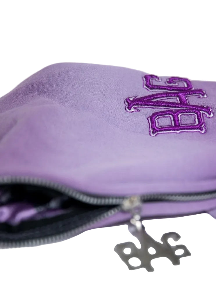 Lavender and White Premium Full Zip Jogger Outfit