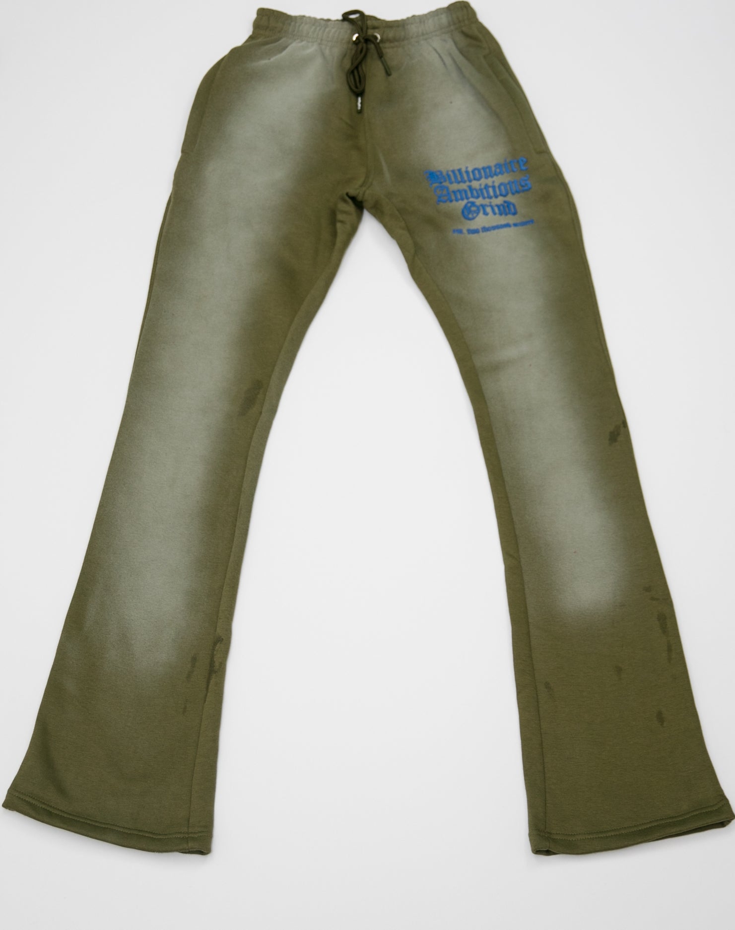 Olive - Royal Blue and Red Premium Full Zip Jogger Outfit