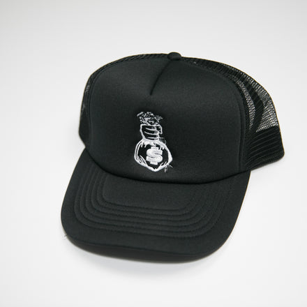 Black and White Trucker Hat